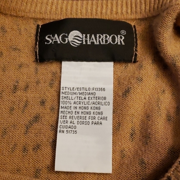Sag Harbor Short Sleeve Cheetah Print Sweater VGUC - Picture 5 of 9